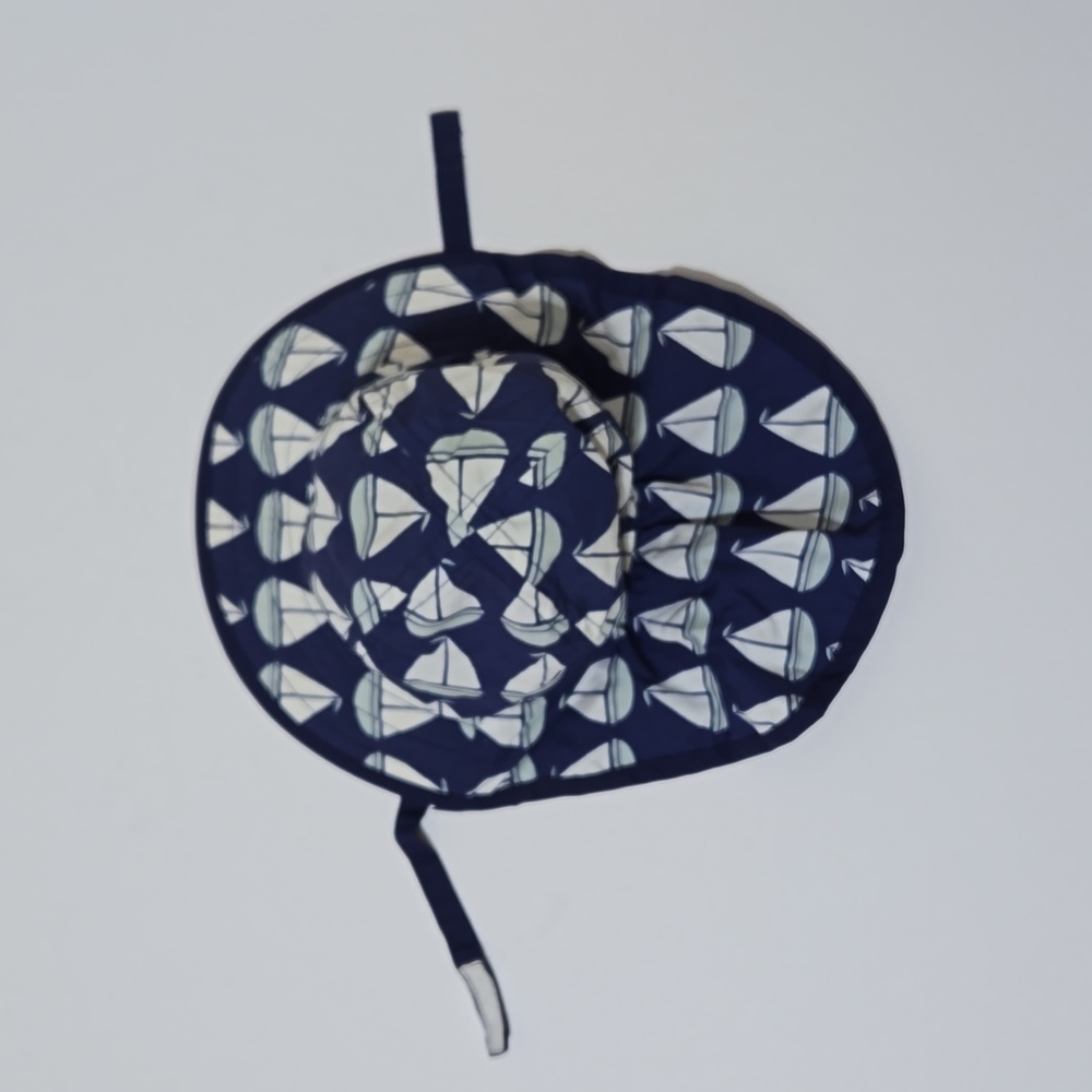 Pottery Barn Kid's Sailboat Print Sun Hat